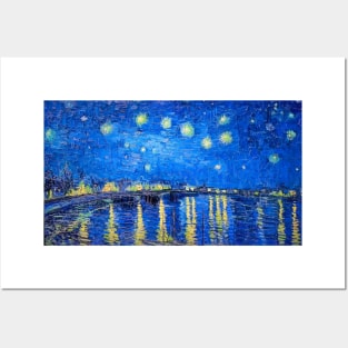 Starry night over the Rhone Posters and Art